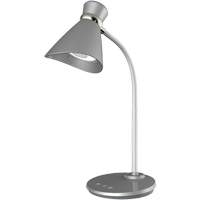 Lampe de bureau, 6 W, DEL, Col 16", Argent CSL Industriel Inc.