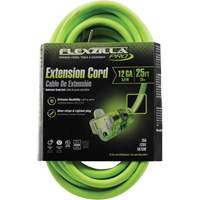 Flexzilla&reg; Pro Industrial Extension Cord, All-Weather, SJTW, 12/3 AWG, 15 A, 25' CSL Industriel Inc.