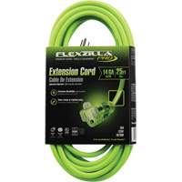 Flexzilla&reg; Pro Industrial Extension Cord, All-Weather, SJTW, 14/3 AWG, 15 A, 25' CSL Industriel Inc.