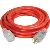Generator Extension Cord with Quad Tap, Outdoor, 10 AWG, 30 A, 4 Outlet(s), 25' CSL Industriel Inc.