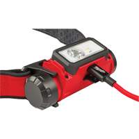 Lampe frontale pour casque de s&eacute;curit&eacute; USB REDLITHIUM, DEL, 600 lumens, 5 hres de fonctionnement, piles Rechargeable CSL Industriel Inc.