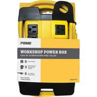 Bloc d'alimentation pour atelier, 8 Prise(s), 6', 15 A, 1875 W, 125 V CSL Industriel Inc.