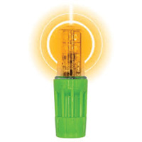 Lampe &agrave; DEL tr&egrave;s lumineuse Rocket II pour les fouets d'avertissement style &agrave; douille 1156, Clignotement, Ambr&eacute;e CSL Industriel Inc.