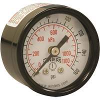 Economy Pressure Gauge, 1-1/2" , 0 - 160 psi, Back Mount, Analogue CSL Industriel Inc.