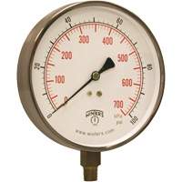 Contractor Pressure Gauge, 4-1/2" , 0 - 100 psi, Bottom Mount, Analogue CSL Industriel Inc.